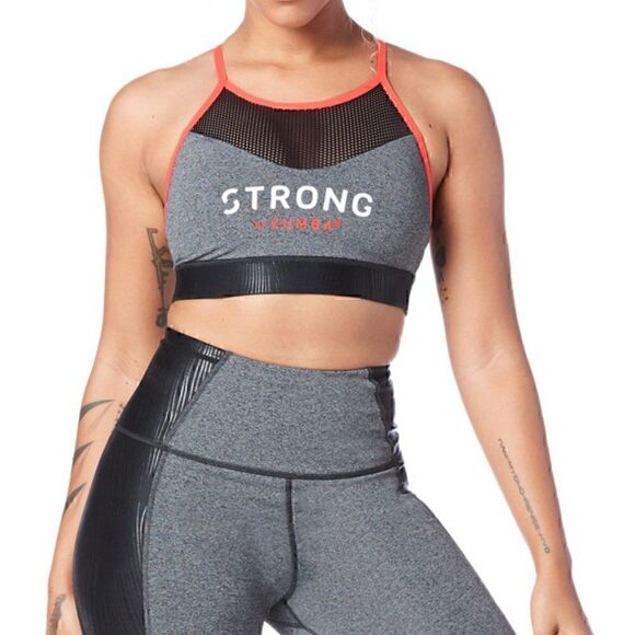 Zumba Fitness Pants - Strong by Zumba Set of Sports compression Bra & compression Leggings Medium Nwt